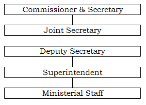 Organisational Structure at the Secretariat Level